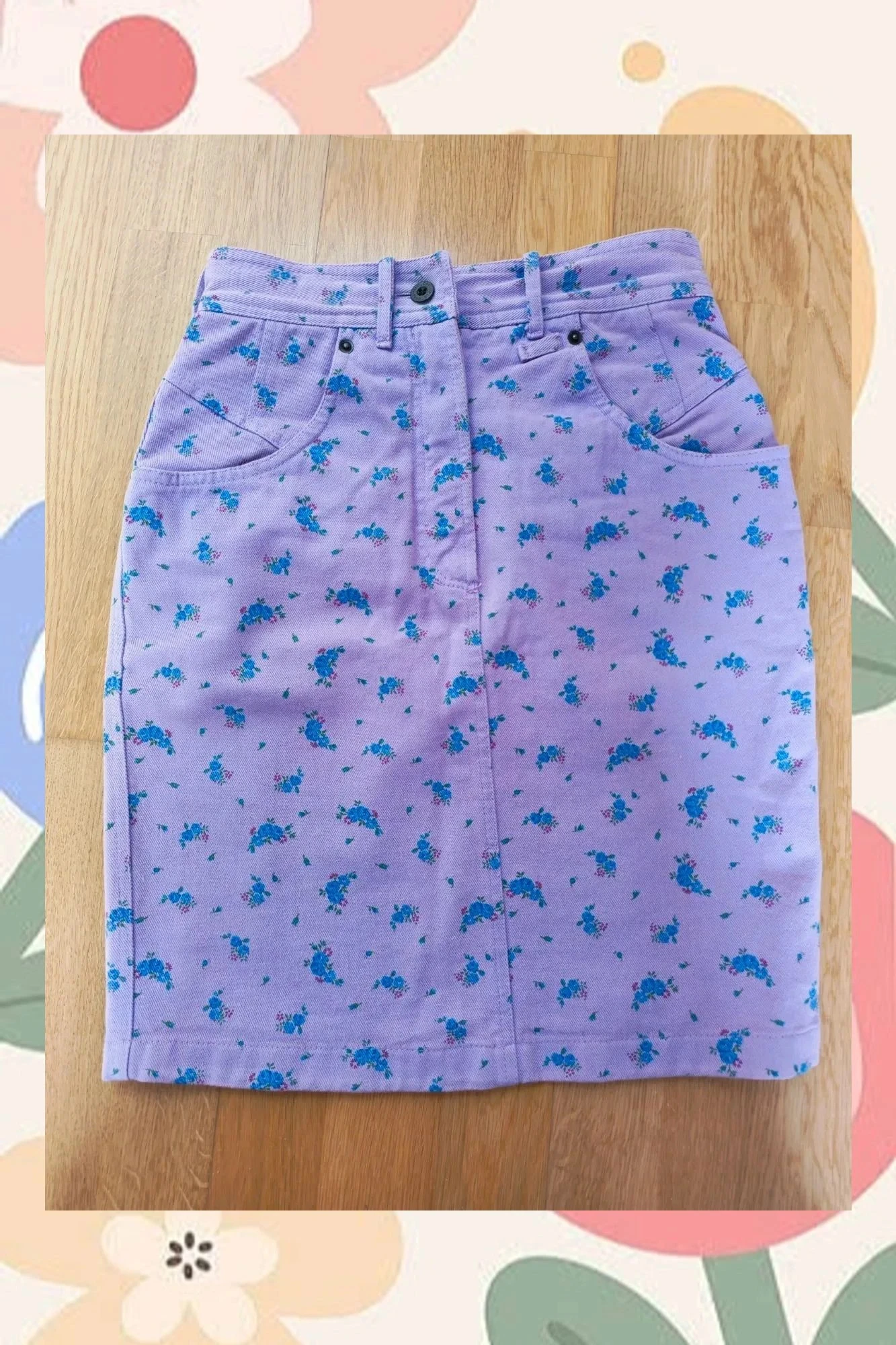 Falda vintage Caramelo denim - XS/S